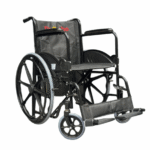 كرسي متحرك يدوي خفيف الوزن وقابل للطي مصنوع من الفولاذ الكربوني عالي الجودة – دكتور أورثو - Image 2