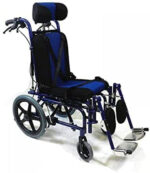 كرسي متحرك سي-بي متعدد الوظائف للشلل الدماغي وضمور الاعصاب للأطفال أقل من 14 عامًا ، أزرق - Image 3