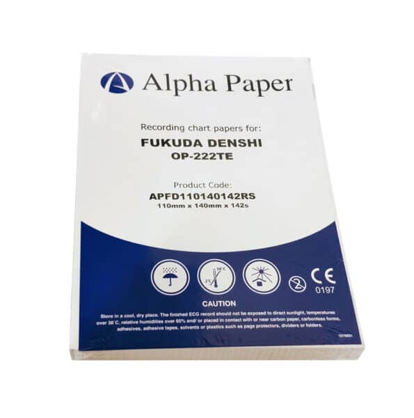 ورق ECG لتخطيط ورسم القلب | FUKUDA DENSHI OP-222TE | 110×140 مم