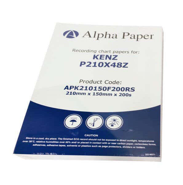 ورق ECG لتخطيط ورسم القلب | KENZ SUZUKEN P210X48Z | 210×150 مم
