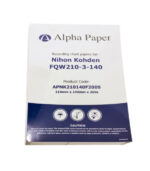 ورق ECG لتخطيط ورسم القلب | NIHON KOHDEN PQW210-3-140 | 210×140 مم